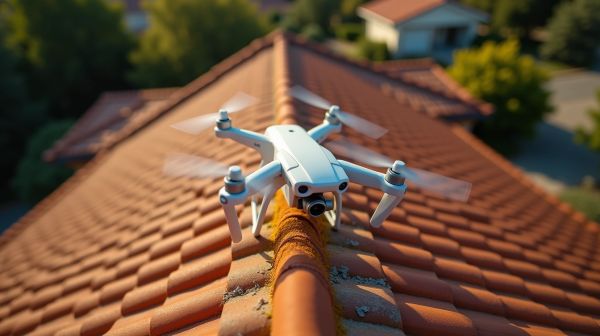 Un nettoyage de toiture par drone rend votre maison éclatante